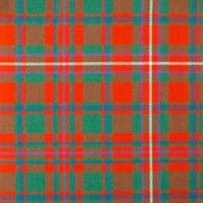 MacKinnon Red Ancient 16oz Tartan Fabric By The Metre